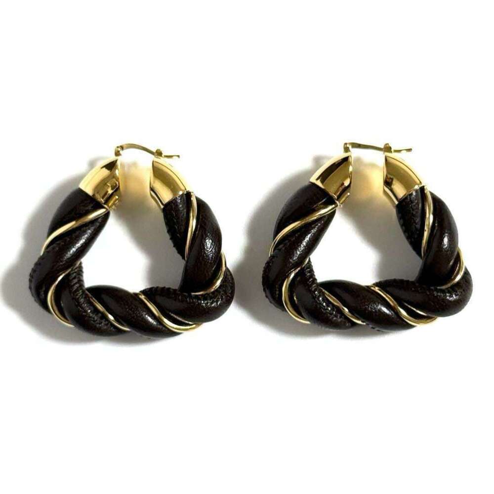 BOTTEGA VENETA Silver Leather Earrings